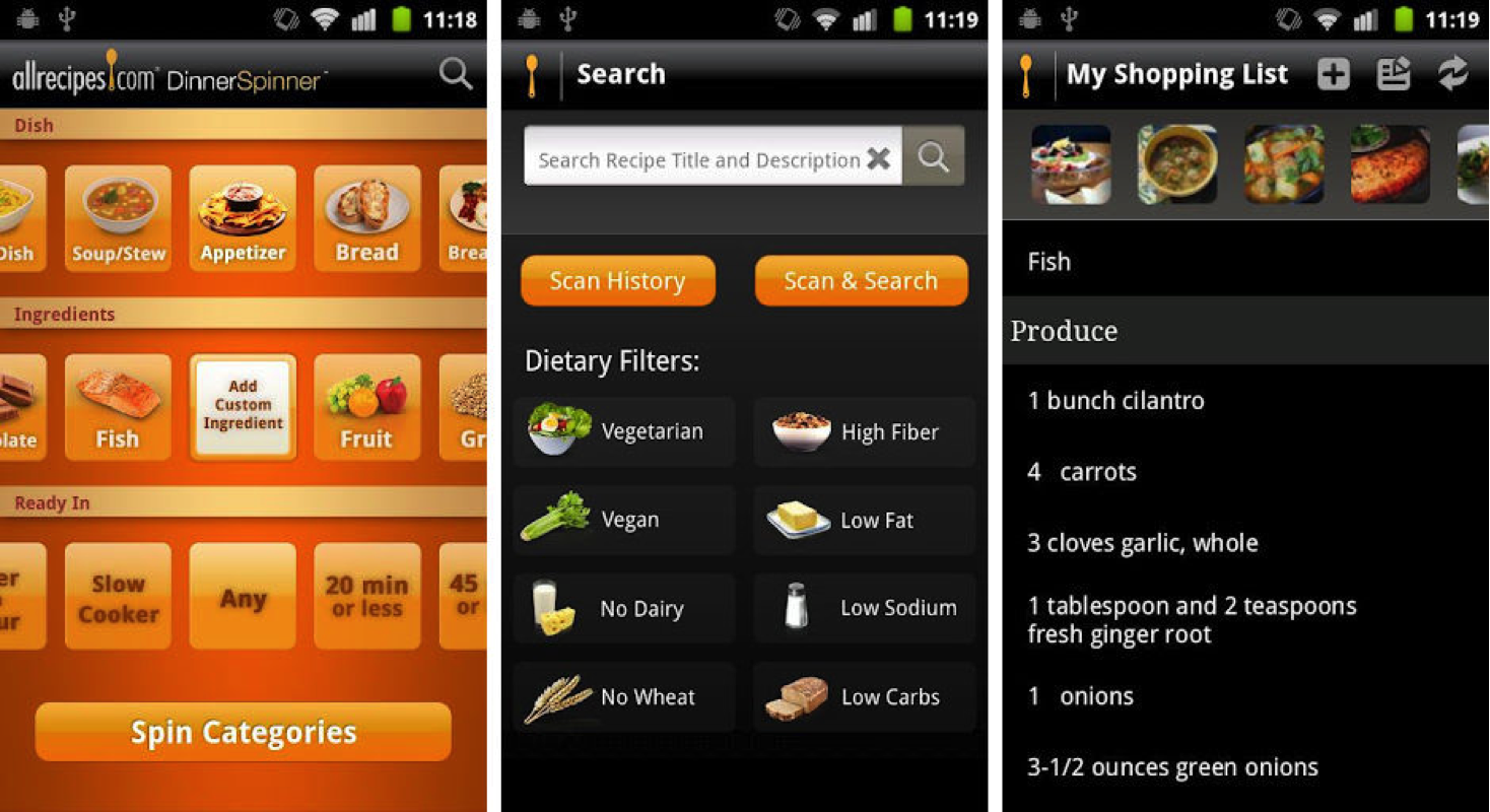 What s for dinner free recipe apps for your smartphone bask